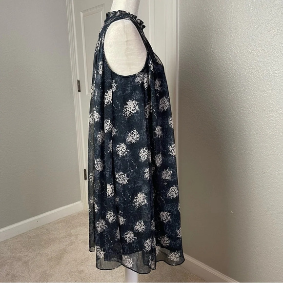 Joie Thelen Mini Swing Dress Baltic Print JE6000PR Sz S - Picture 3 of 11